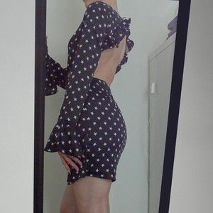 Open Back Starry Dress, size M